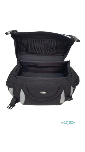 BOLSA FOTOGRAFIA NIKON NEGRA Y GRIS