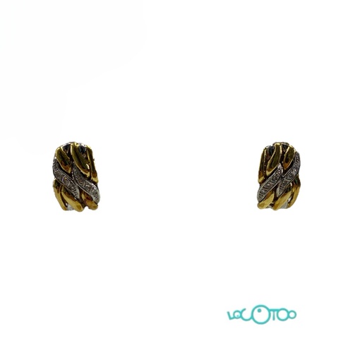 Pendientes Oro Cierre Clip