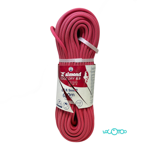 Cuerda Escalada SIMOND EDGE DRY 8.9mm 60 Me