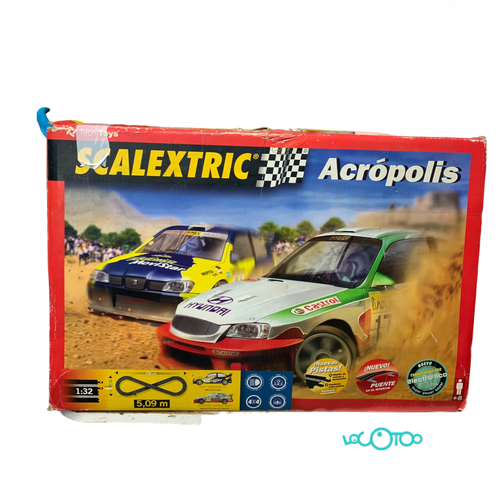 Modelismo SCALEXTRIC ACROPOLIS + CONTROL DE