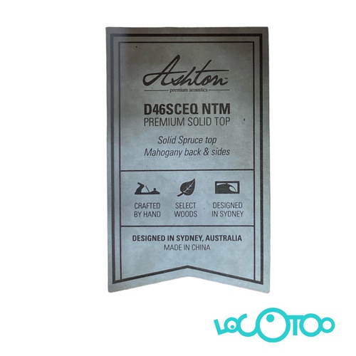GUITARRA ACÚSTICA ASHTON D46SCEQ NTM