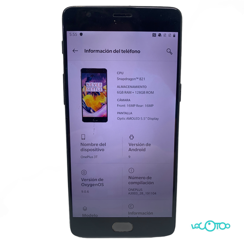 Smartphone ONE PLUS 3T 5,5 '' 6 GB 128 GB 1