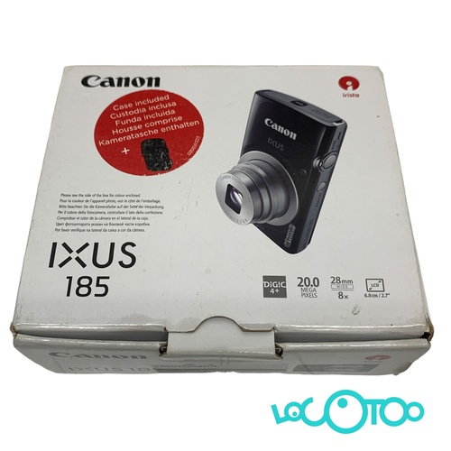 Cámara Compacta CANON IXUS 185 20 MPX 8 X S