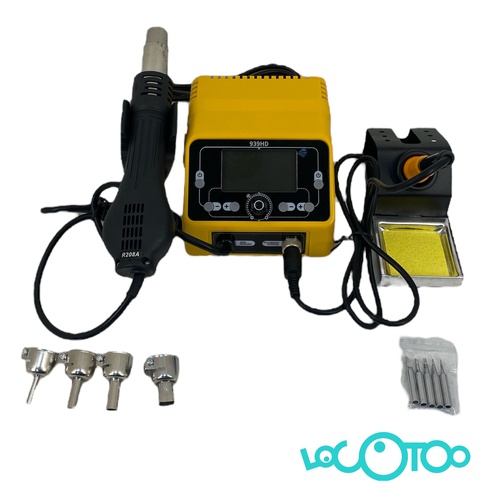 ESTACIÓN DE SOLDADURA Y PISTOLA DE AIRE CAL