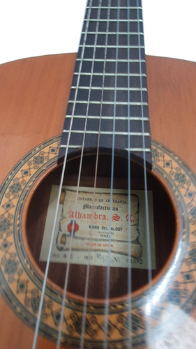 Guitarra Clásica ALHAMBRA 3C - 1982 6 Cuerd