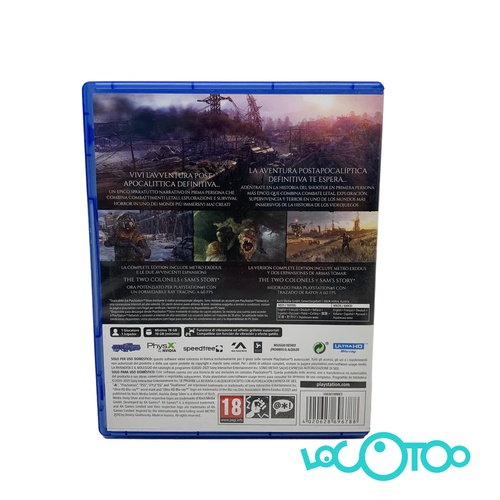 METRO EXODUS COMPLETE EDITION PS5 