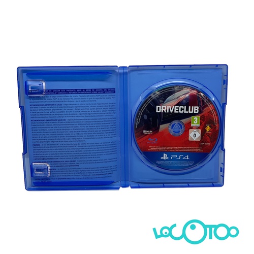 Videojuego SONY PS4 DRIVECLUB PS4