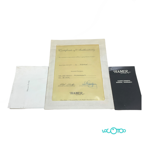 GUITARRA ELECTRICA HAMER ARTIST MAHOGANY - 