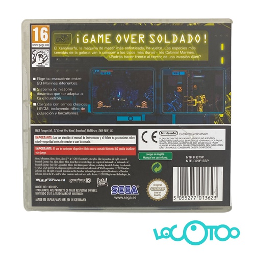 ALIENS INFESTATION NINTENDO DS