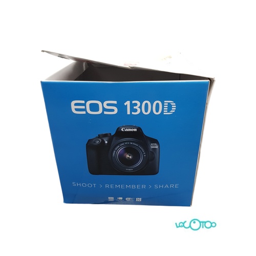 CAMARA REFLEX CANON EOS 1300D+EFS 18-55M