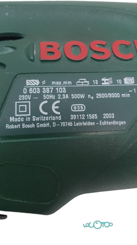 TALADRO ELECTRICO BOSCH PSB 500-2 PERCUTOR 