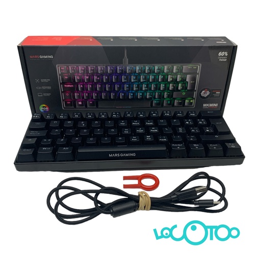 Teclado MARS GAMING MKMINI USB Gaming Mecán