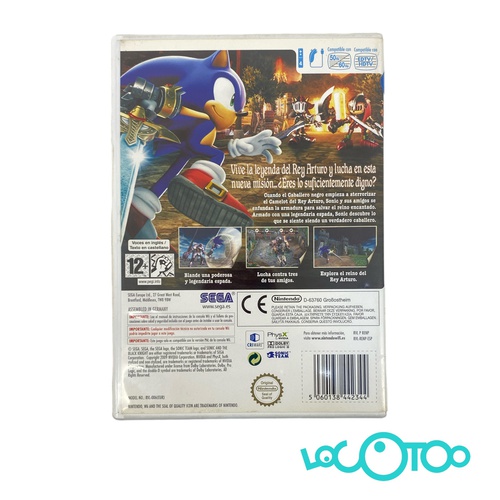 SONIC EL CABALLERO NEGRO WII