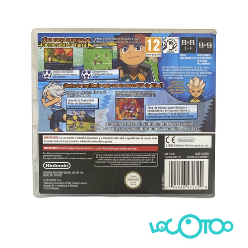 INAZUMA ELEVEN 2 VENTISCA ETERNA DS