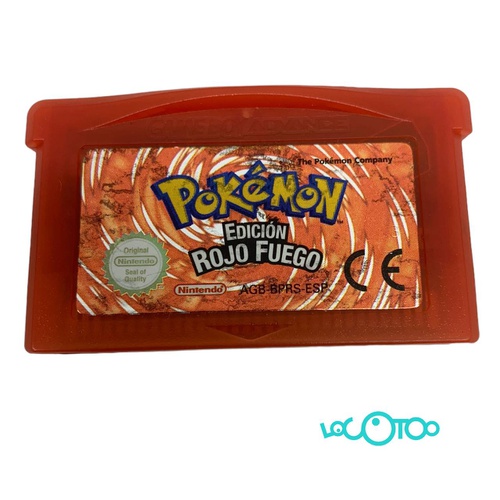 VIDEOJUEGO POKEMON ROJO FUEGO GAME BOY ADVA