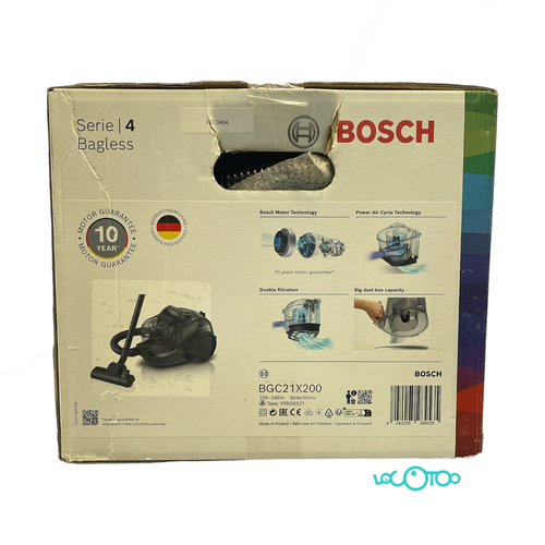ASPIRADOR SIN BOLSA BOSCH SERIE 4 BAGLESS