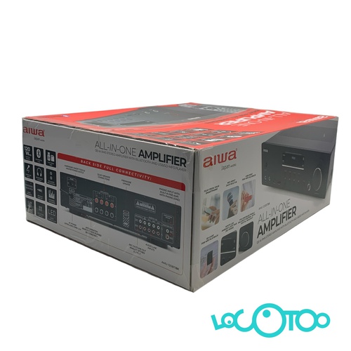 AMPLIFICADOR HIFI AIWA AMU-120BTBK 120 W