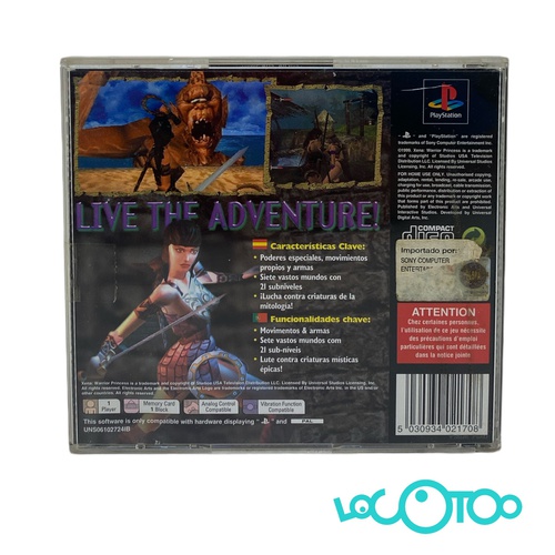 XENA WARRIOR PRINCESS PS1