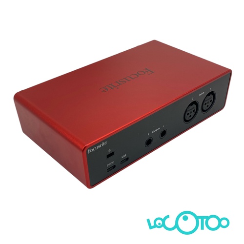 TARJERTA DE SONIDO FOCUSRITE SCARLETT 2I2 3