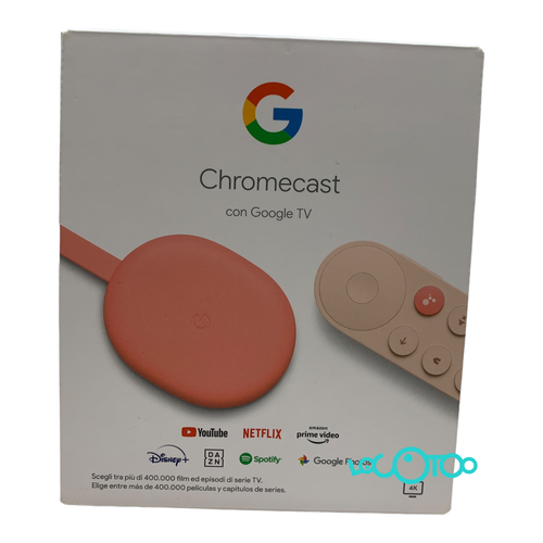 SmartTV GOOGLE CHROMECAST CON GOOGLE TV 