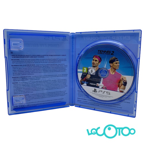 Videojuego SONY PS5 TENNIS 2 WORLD TOUR PS5