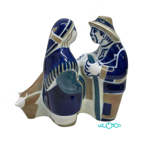 CERAMICA SARGADELOS PAREJA CON VACA