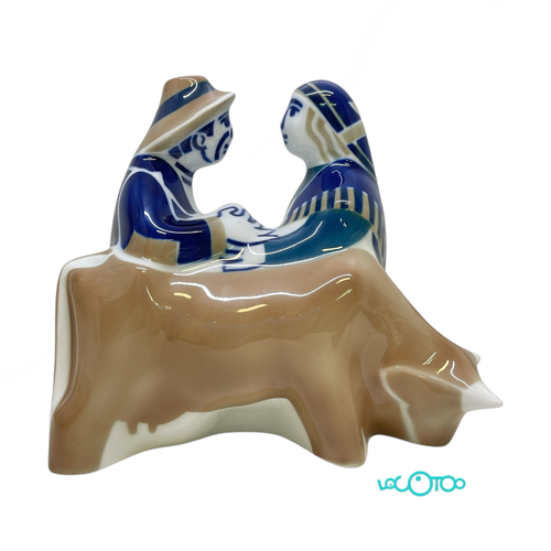 CERAMICA SARGADELOS PAREJA CON VACA