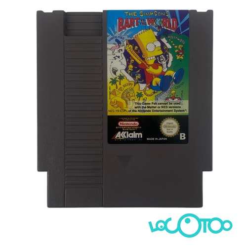 THE SIMPSON BART VS THE WORLD NINTENDO NES